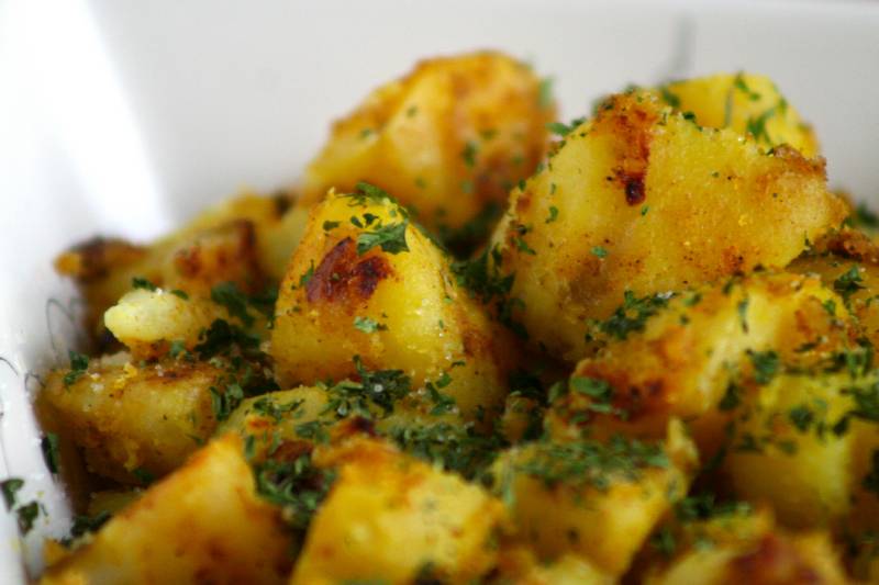 Gebakken aardappels met Italiaanse twist